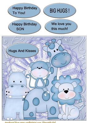 Jungle Animals Boy Birthday