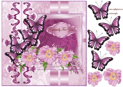 Purple Symphony Butterflies