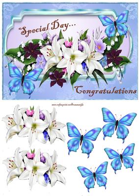 Lillies in Bleu
