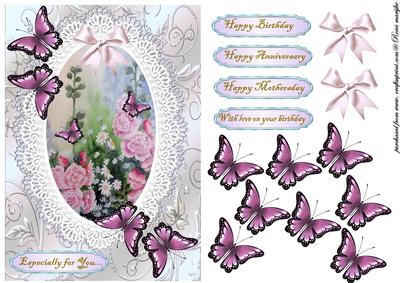 Butterflies Floral Beauty