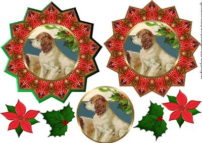 Vintage Christmas Doggie