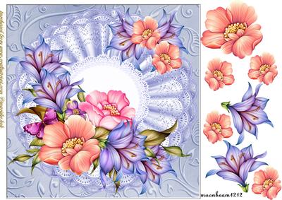 Floral Bleu Beauty