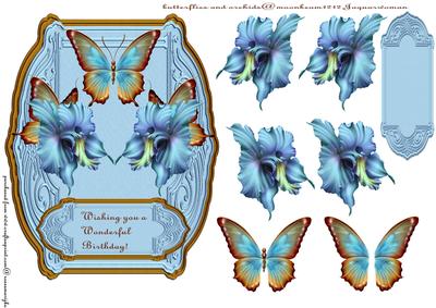 Butterflie Beauty Wonderful Birthday