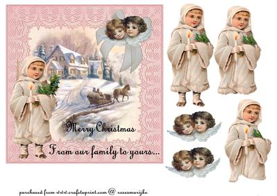 A Vintage Christmas Snowscene