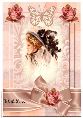 A4 Vintage Lady
