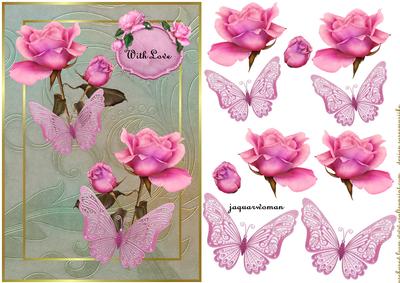 Roses and Butterflies