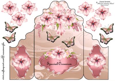 Gatefold Pink Floral Beauty