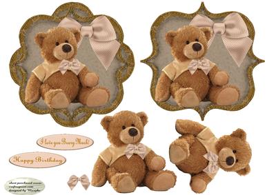 Vintage Teddy Birthday