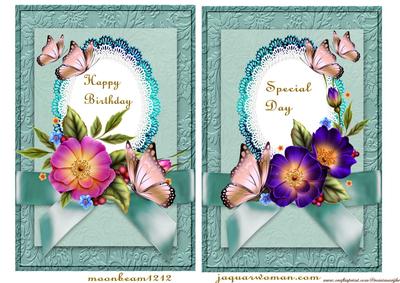 Floral Toppers Butterflies