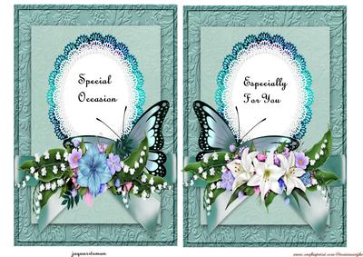 Floral Toppers Butterflies 2