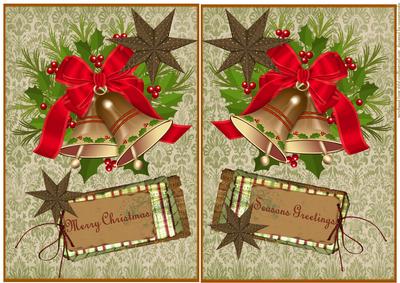 Vintage Christmas Toppers