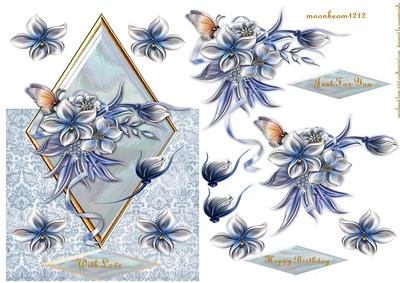 Over the Top Elegant Bleu Beauty