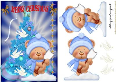 Christmas Teddie Snowfun