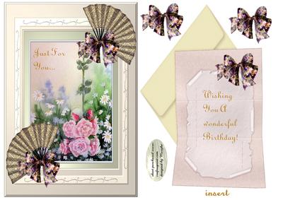 Card & Insert Floral Beauty