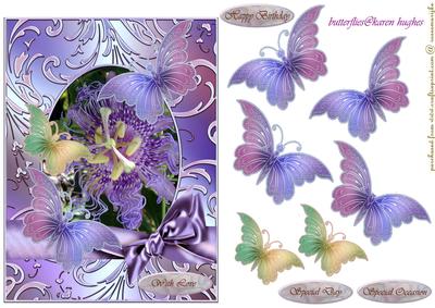 Passionflower and Butterflies Beauty