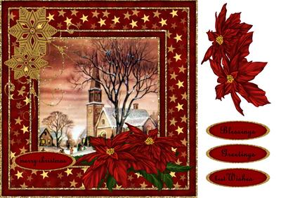 Christmas Going to Church Traditional 1