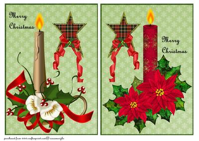 Christmas Toppers Candles
