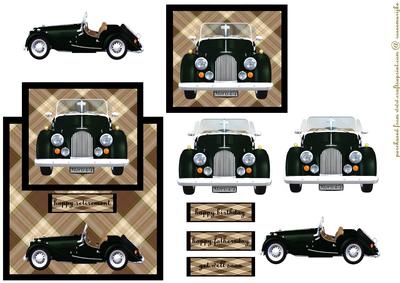 Vintage Car Male Over the Top