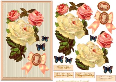 Antique Roses Cameo