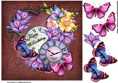 Floral Time 2 Happy Birthday