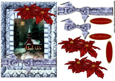 Vintage Christmas Church