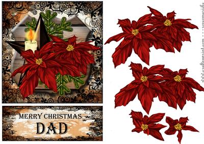 Merry Christmas Dad Steampunk