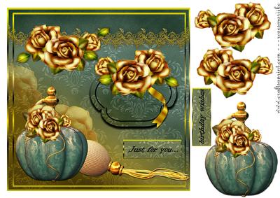 Golden Roses and Perfume