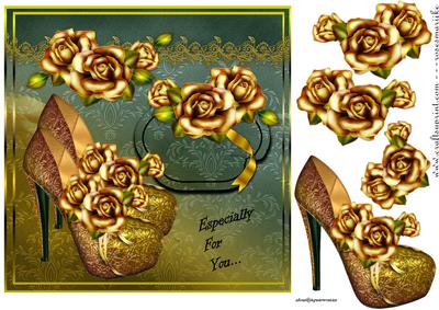 Golden Roses and Shoes