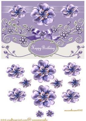 Envelop Lavender Birthday