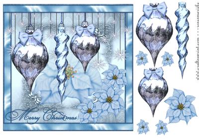 Bright Blue Baubles Beauty