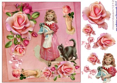 Vintage Beauty Romantic Roses