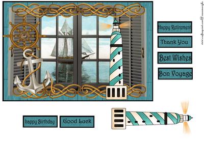 Sea View Male Card