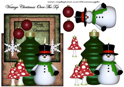 Christmas Vintage Over the Top
