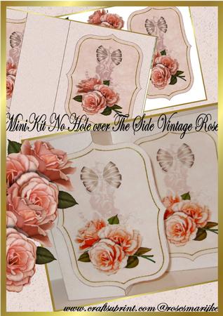 Mini Kit No Hole Over the Side Vintage Roses