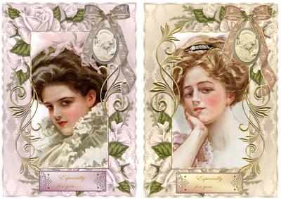 Vintage Beauty's Vintage Roses and Cameo