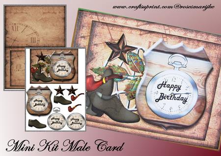 Minikit Male Card