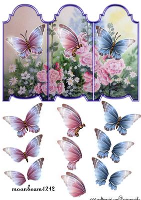Panels Garden and Butterflies