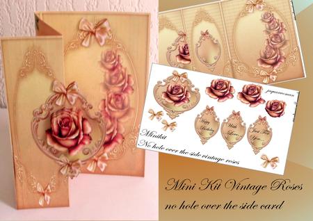 Mini Kit No Hole Over the Side Vintage Roses Classic
