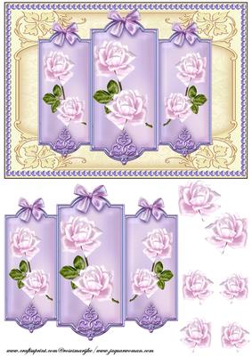 Panels Silk Roses