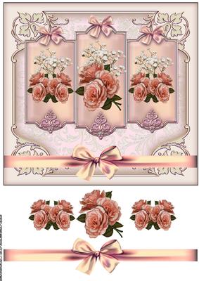 Vintage Roses Panels