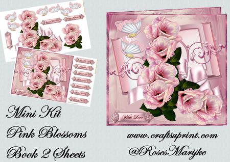 Mini Kit Pink Roses Topper