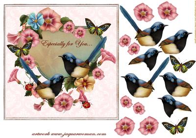 Birds and Flowers