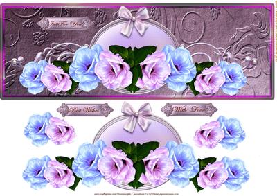 Large Dl Card Blossoms Beauty