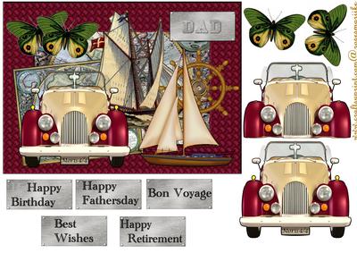 Vintage Male Card