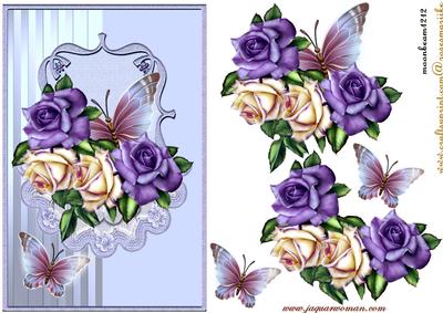 Classic Heritage Roses in Bleu