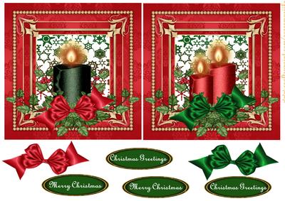 Christmas Toppers Candles