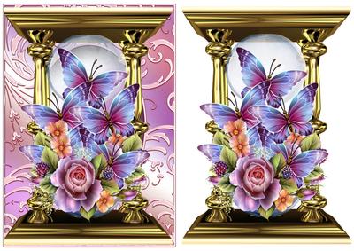 Roses and Butterflies