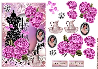 Vintage Fashion and Roses