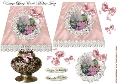 Lampcard Vintage Mothers Day