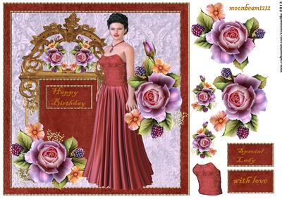 Lady and English Roses